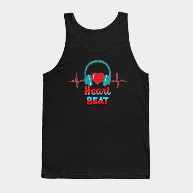 Heart Beat Tank Top by VM04